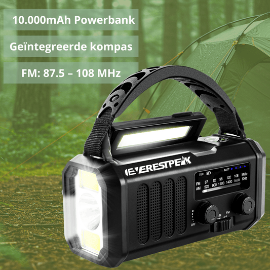 EverestPeak® XSY - 330 Noodradio Zwart - EverestPeak