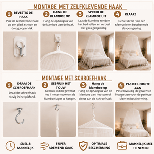 EverestPeak® Klamboe 2 Persoons – Met Deur - EverestPeak