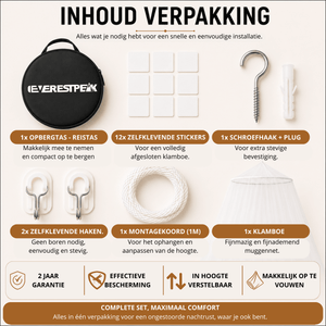 EverestPeak® Klamboe 2 Persoons – Met Deur - EverestPeak