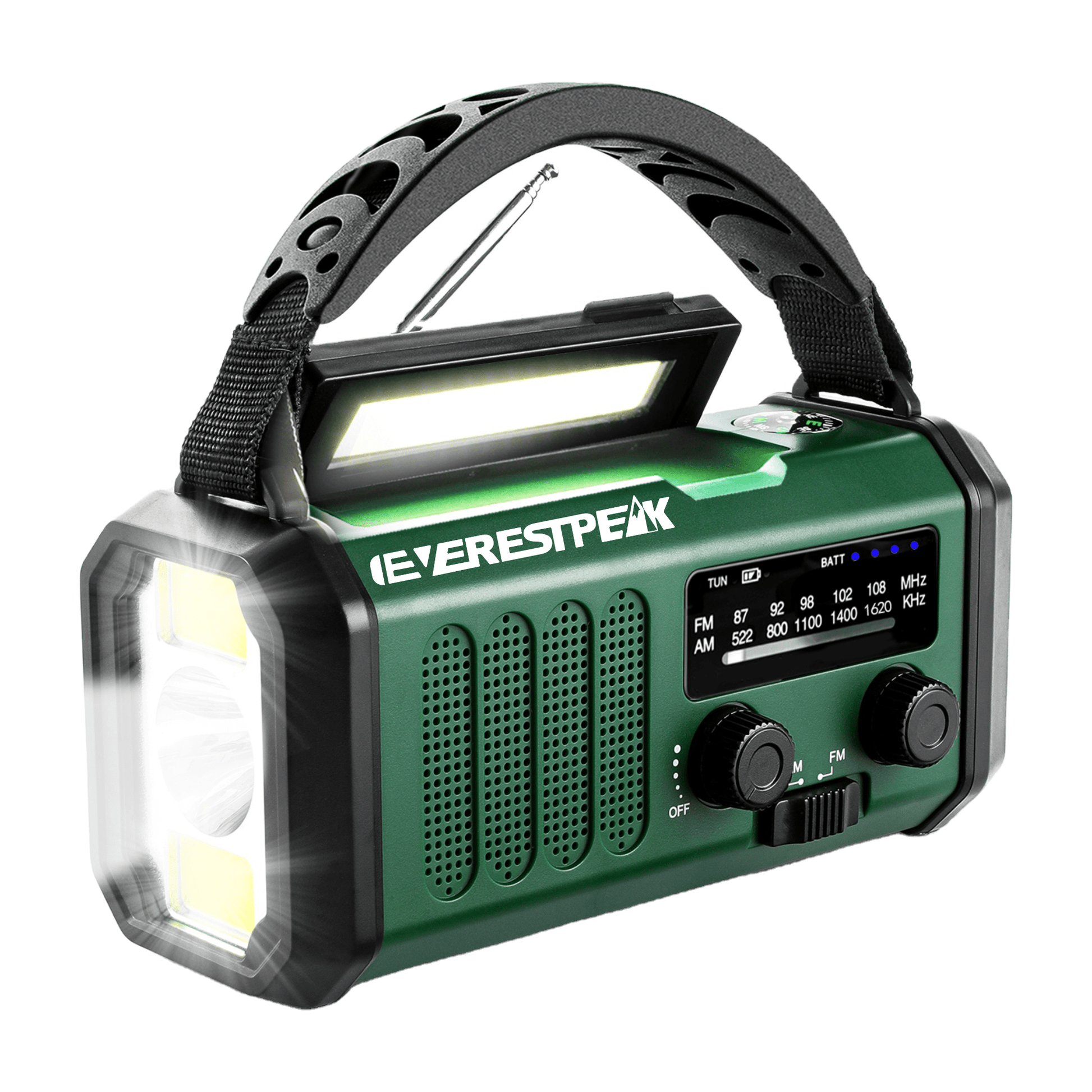 EverestPeak® Noodradio Army Green - EverestPeak