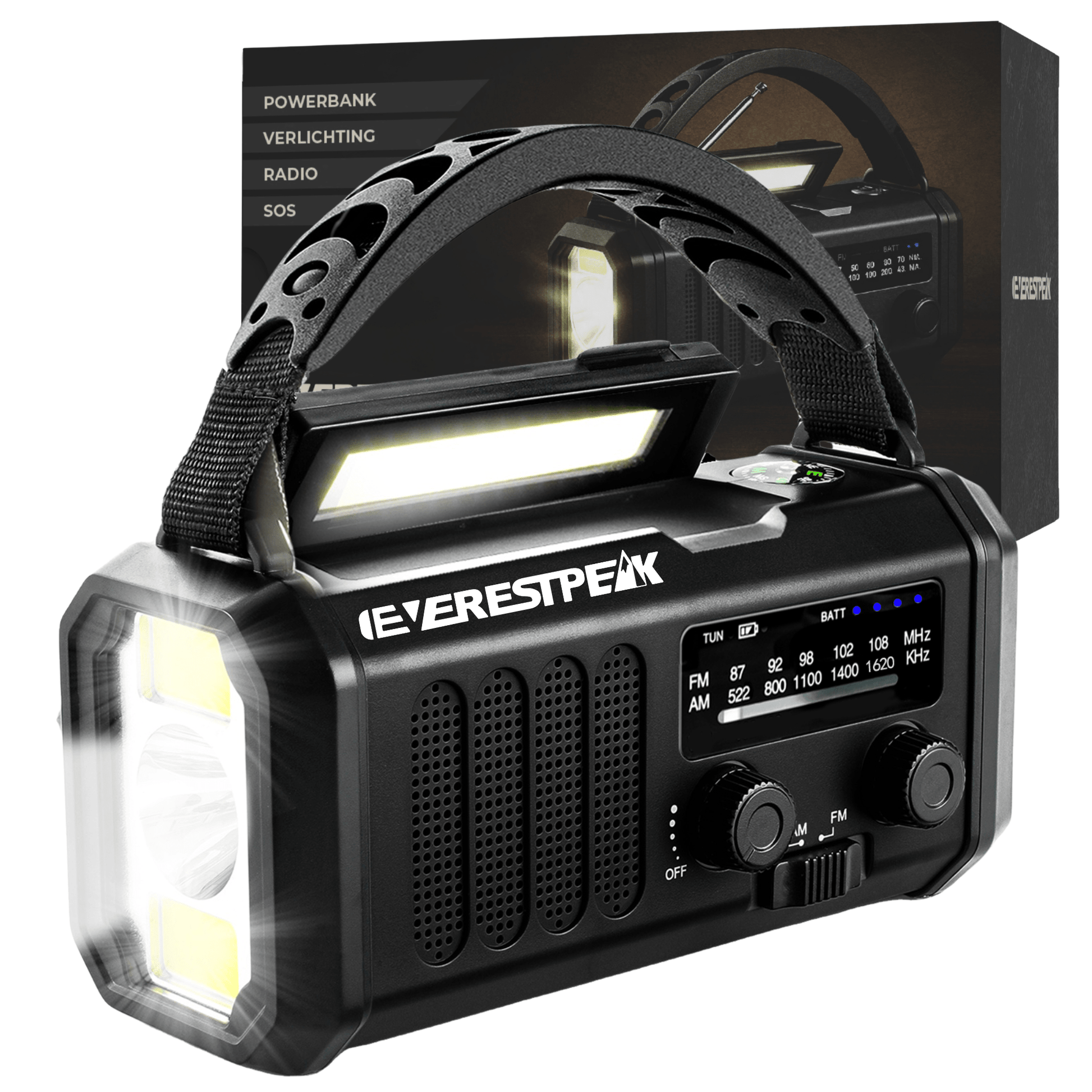 EverestPeak® XSY - 330 Noodradio Zwart - EverestPeak