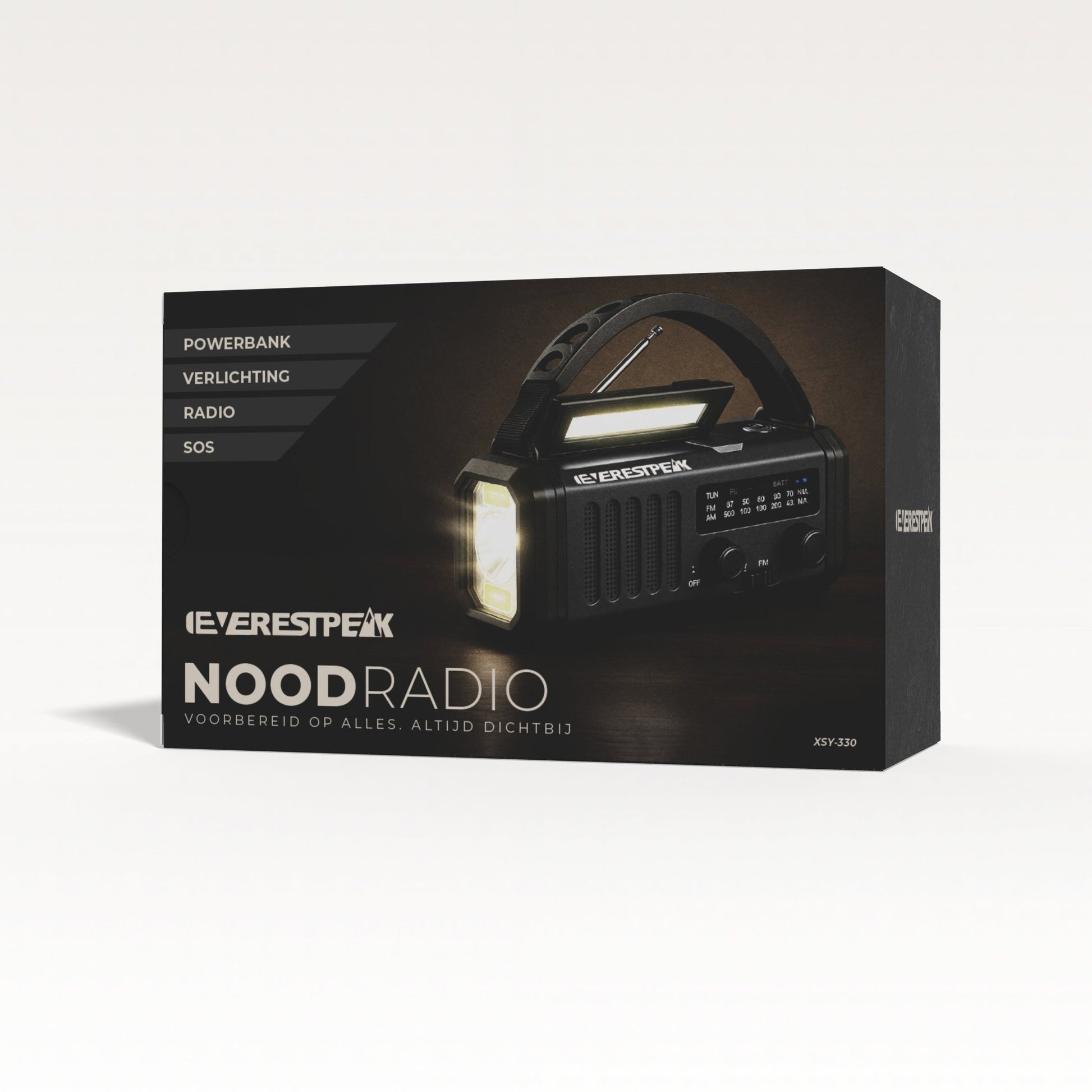 EverestPeak® XSY - 330 Noodradio Zwart - EverestPeak
