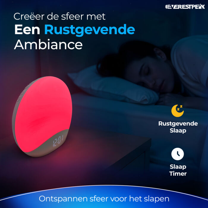 EverestPeak® Wake Up Light - Ontspannend wakker worden - Afbeelding 3