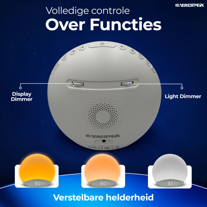 EverestPeak® Wake Up Light - Ontspannend wakker worden - Afbeelding 5